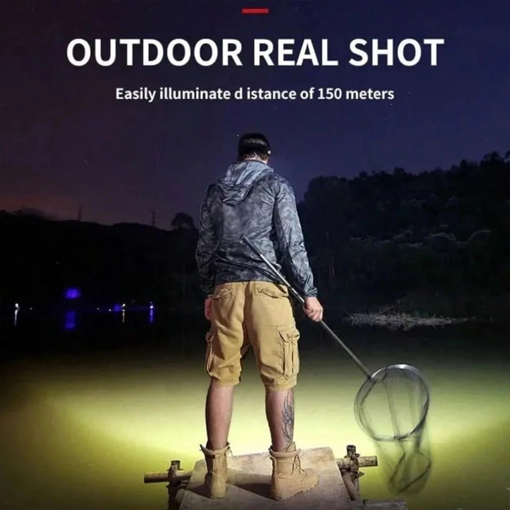 USB Rechargeable LED Headlamp For Outdoor Camping And Hiking