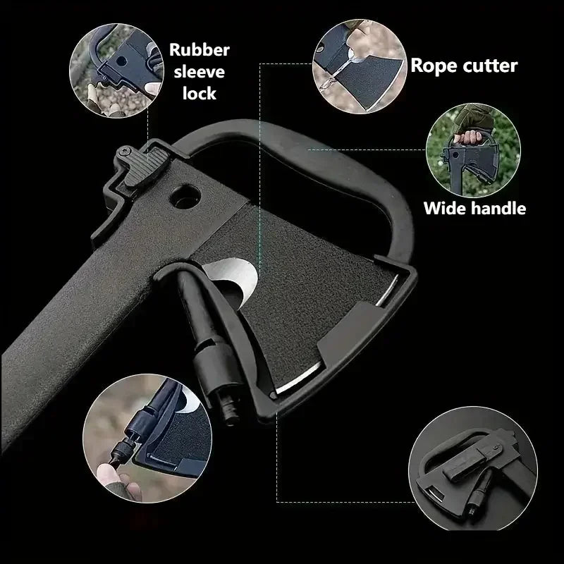 Doom Blade Camping Hand Axe With Survival Hatchet Kit