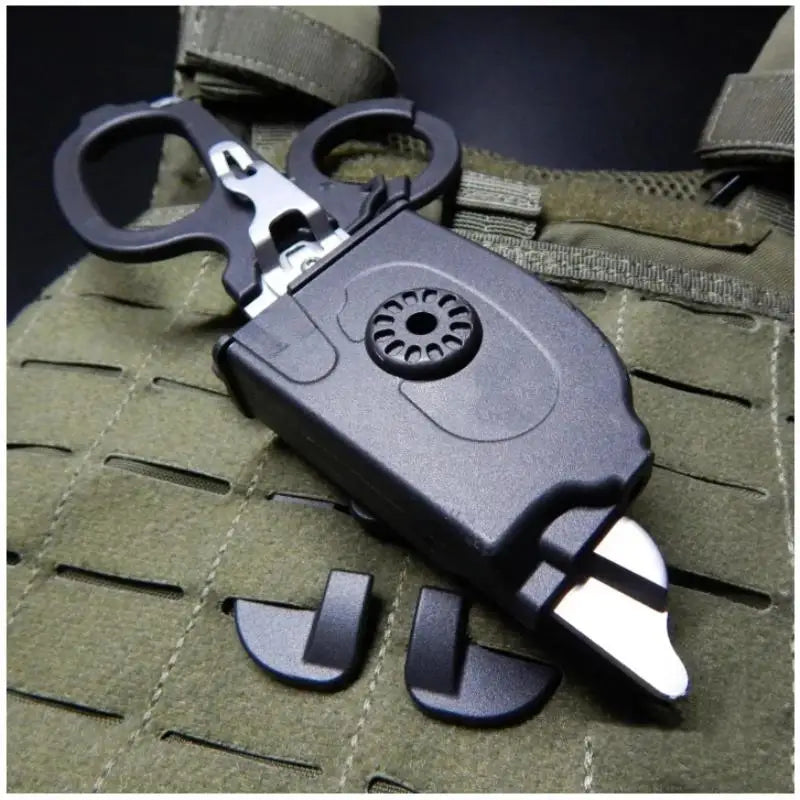 Tactical Folding Scissors First Aid Outdoor Survival Multi Tool