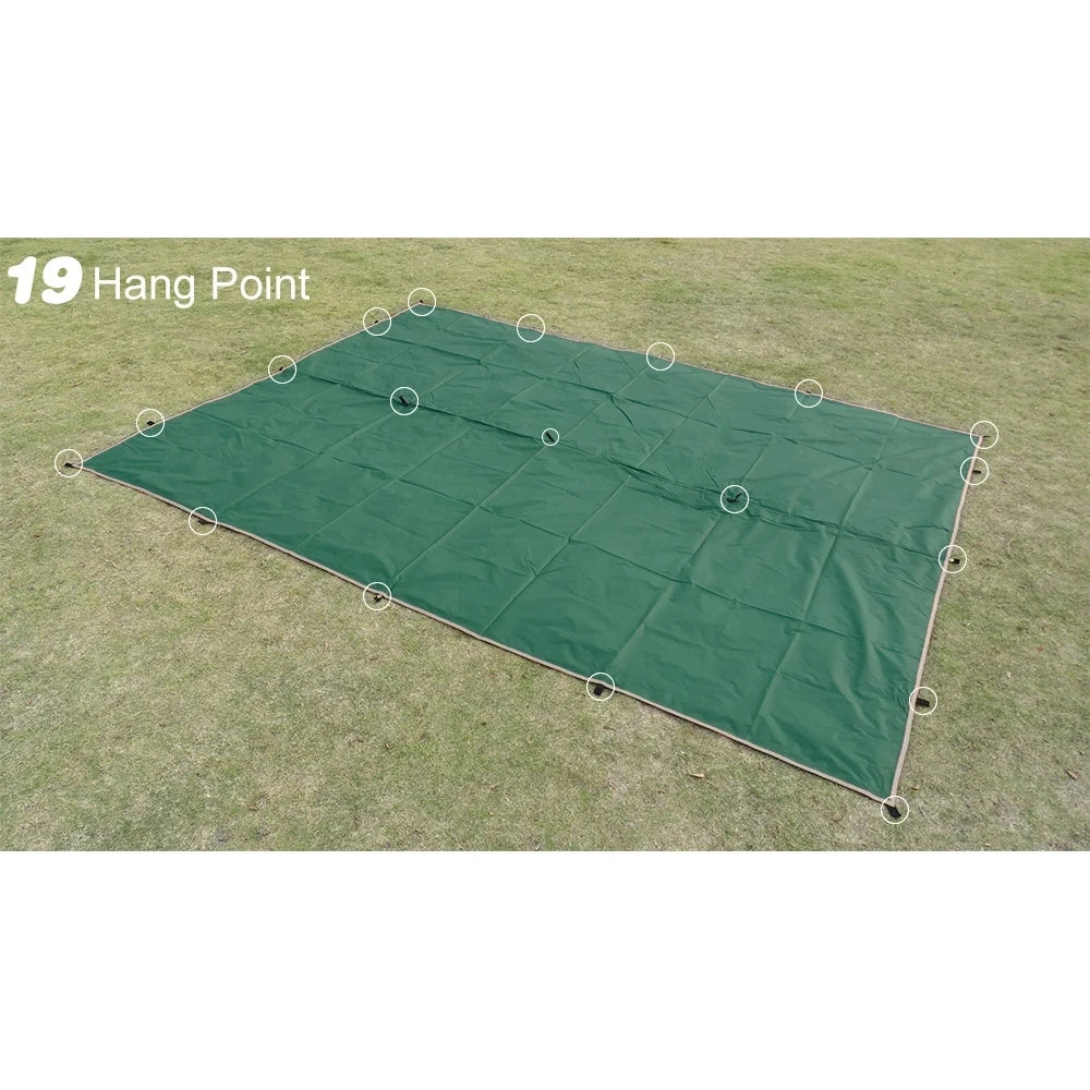 DIY Waterproof Canvas Shelter Rainfly For Backpacking And Hiking