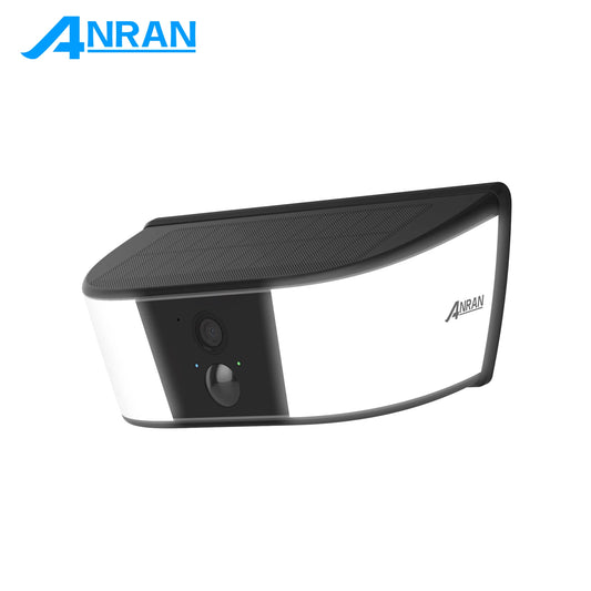 ANRAN 1296P Floodlight Solar WiFi Camera With Human Detection Alarm