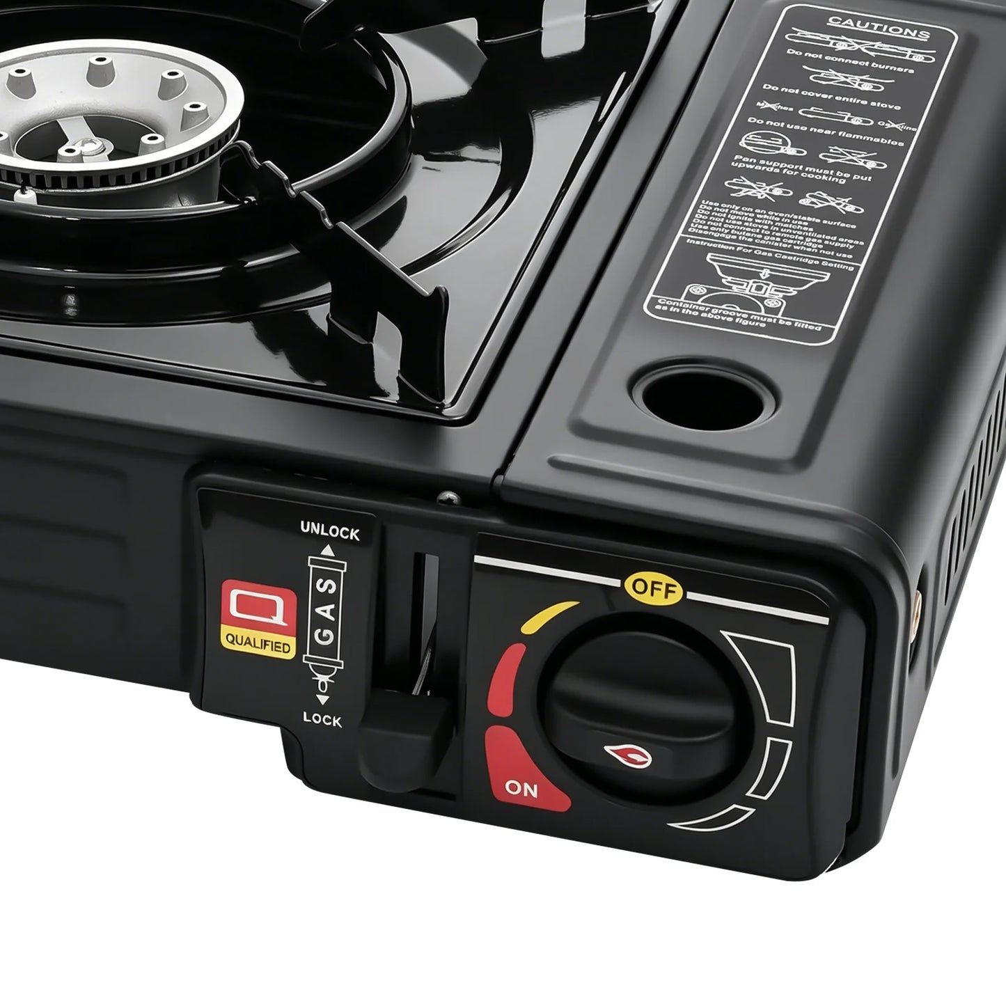 2 Burner Portable Camping Gas Stove 2500W With Carry Bag