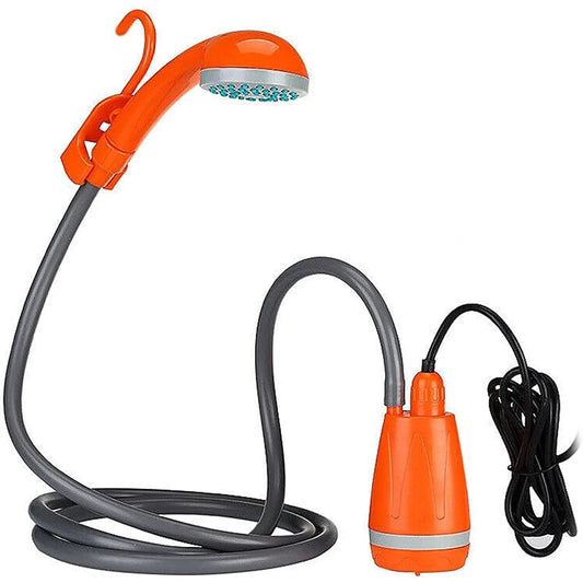 Bymaocar Portable Camping Shower With Adjustable Water Pump And Filter