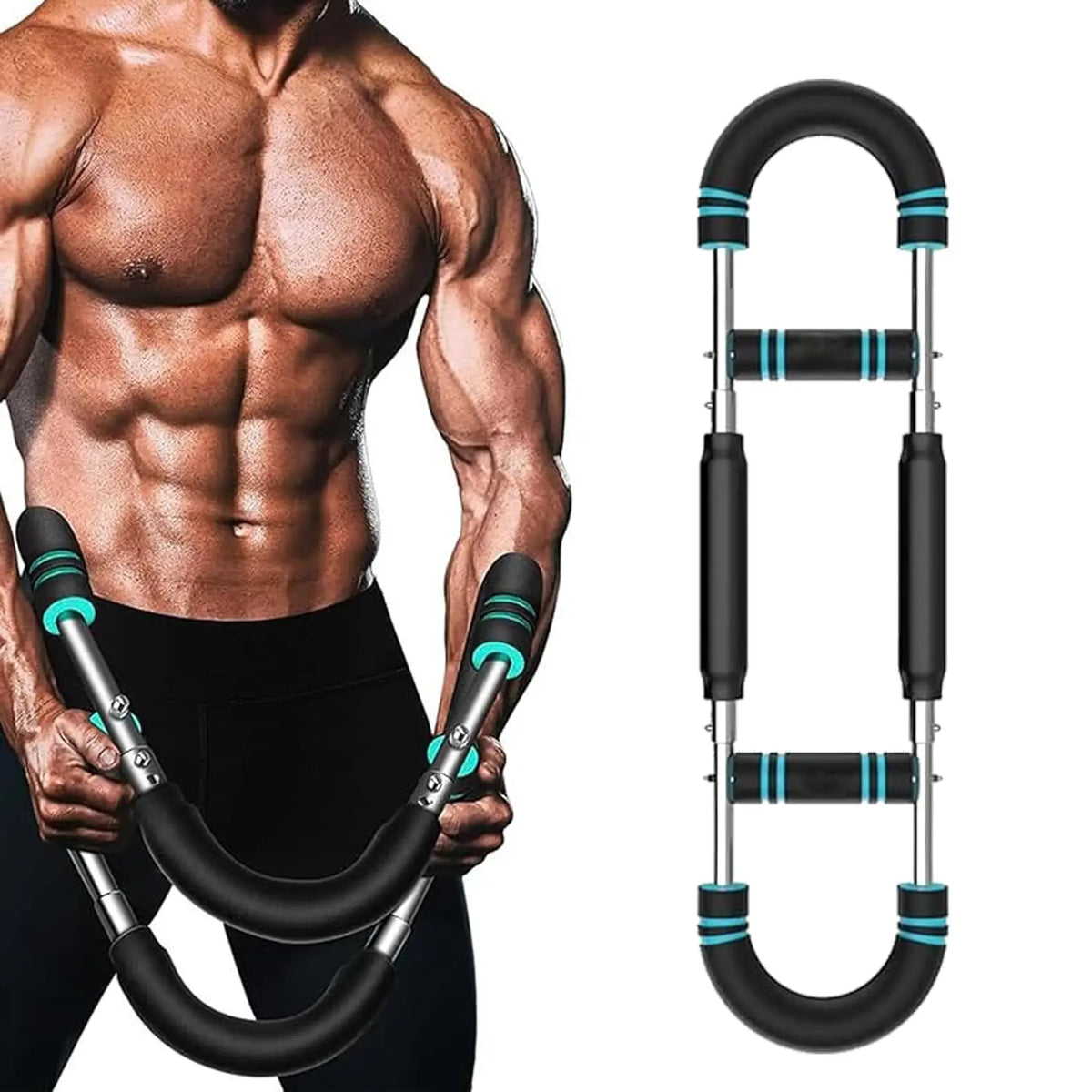 Detachable Adjustable Arm Trainer With Resistance Bands For Upper Body Strength Training