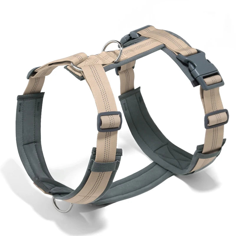 MeowVista Comfortable Adjustable H Shaped Dog Harness Reflective No Pull