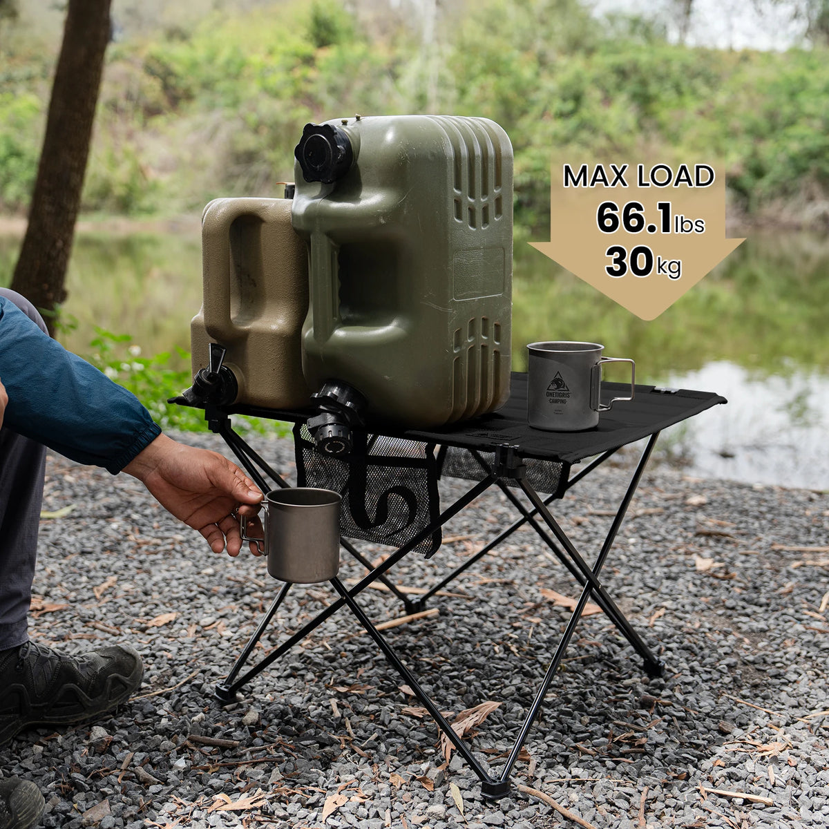 OneTigris Lightweight Foldable Camping Table Portable