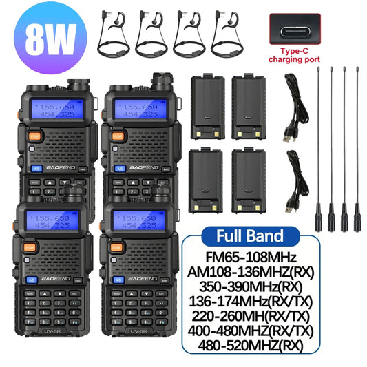 Baofeng UV5R Tri Power Walkie Talkie Dual Band