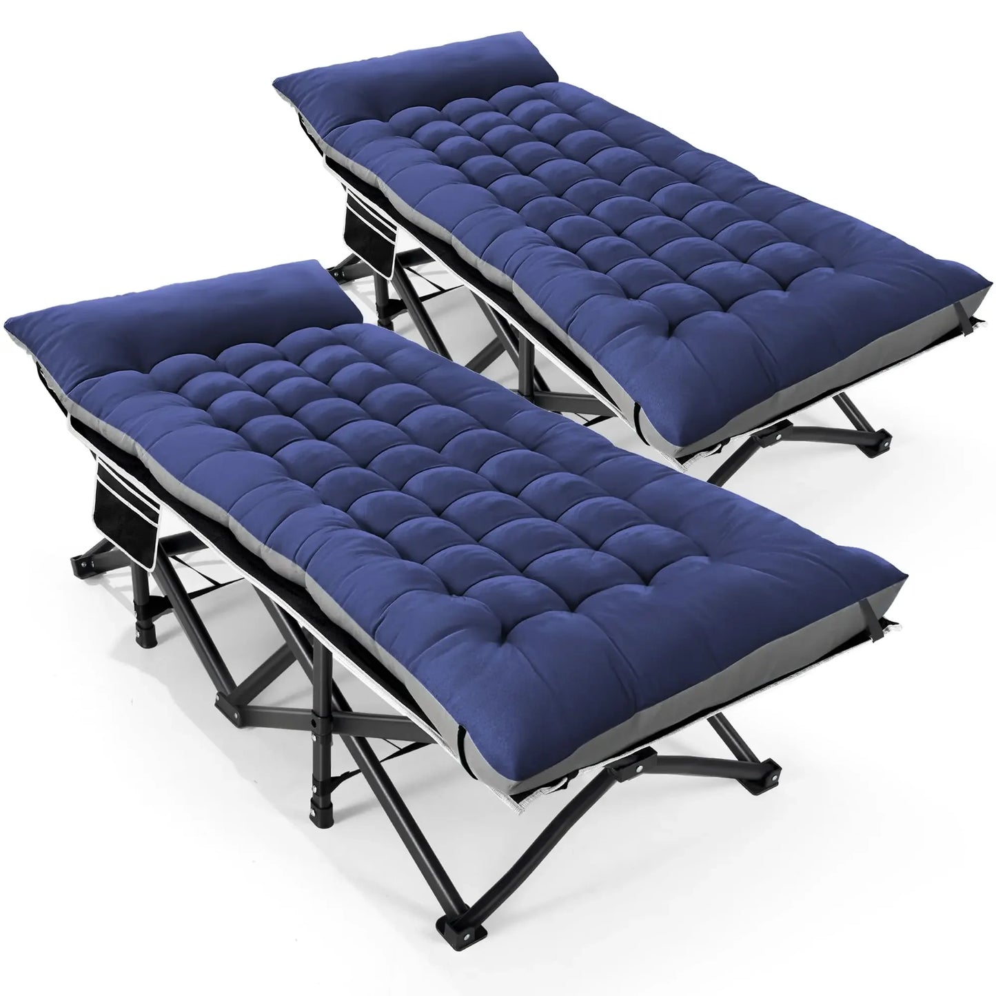 Camping Cot With Mattress For Adults Holds Up To 602 Lbs