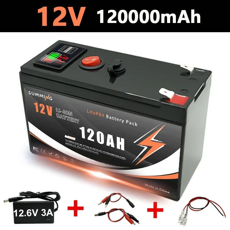 SUMMING 12V 150Ah LiFePO4 Deep Cycle Battery for Solar Power