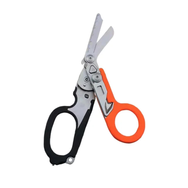 Tactical Folding Scissors First Aid Outdoor Survival Multi Tool