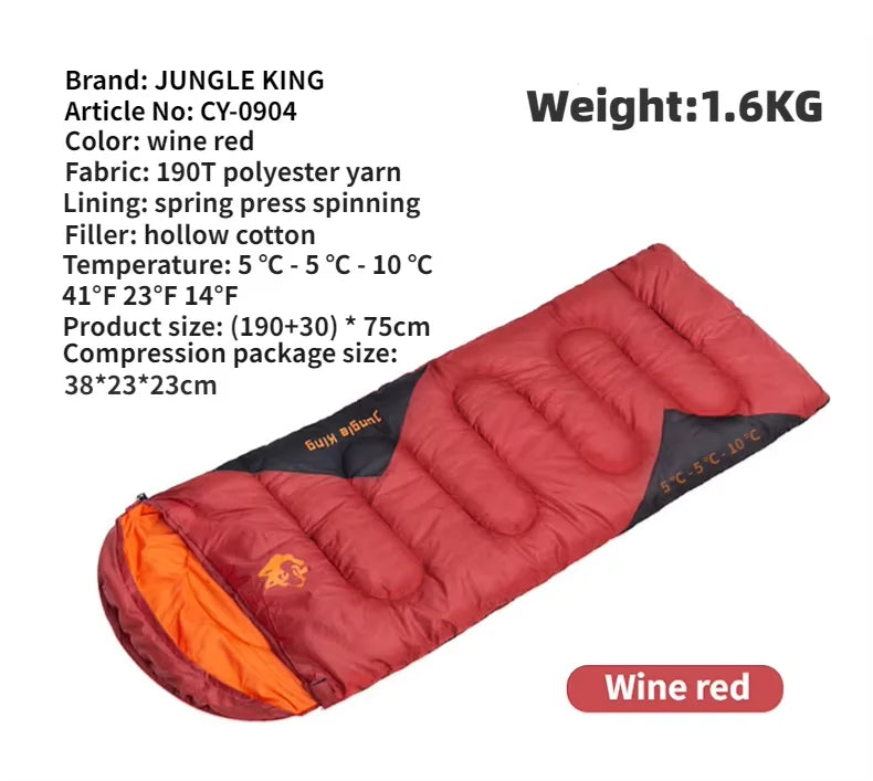 Mountainhiker Ultralight Waterproof Four Season Envelope Sleeping Bag