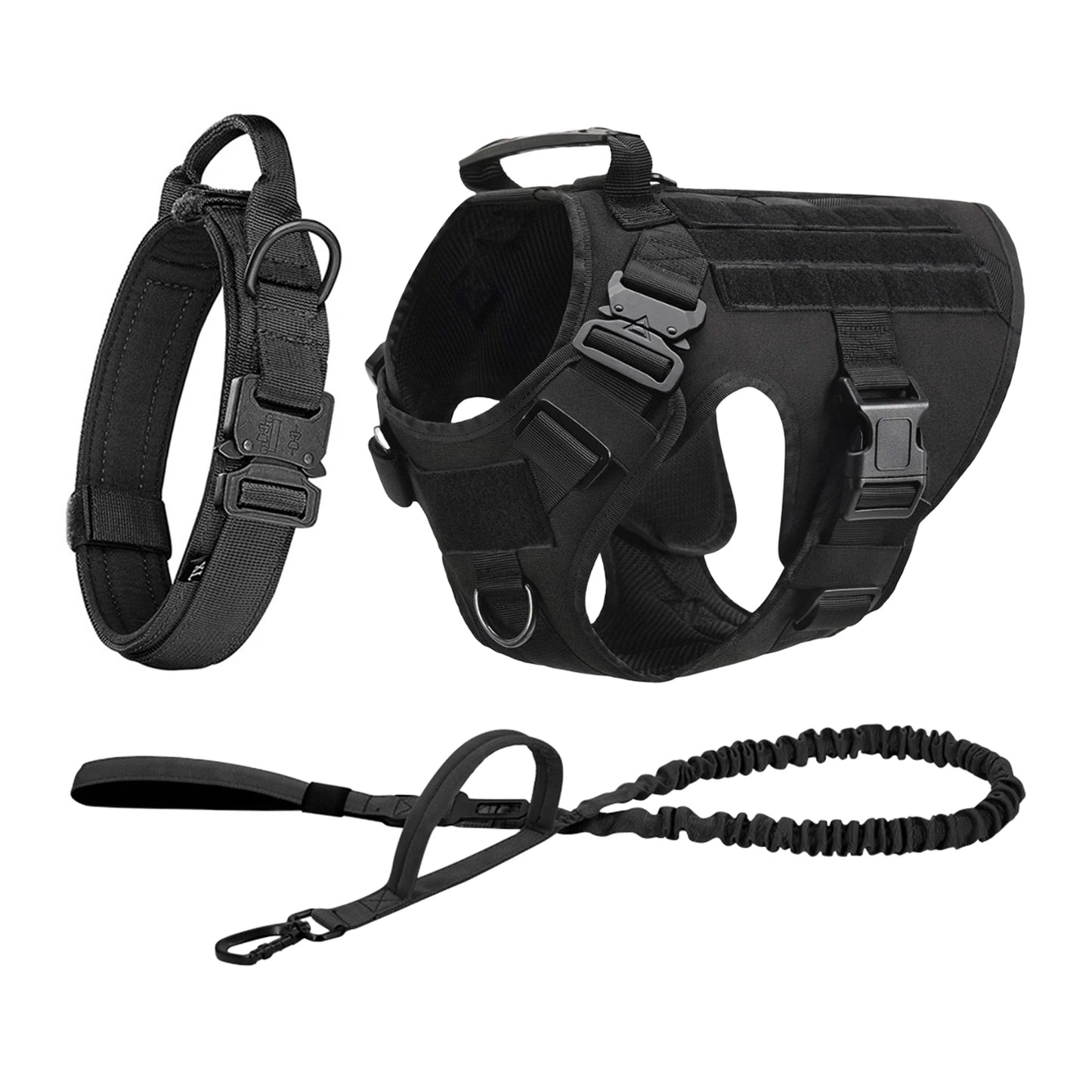 PETRAVELCN Tactical Dog Harness Vest for Training and Walking