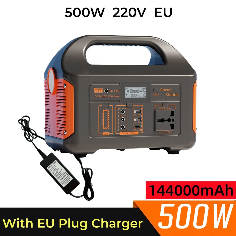 Jsdsolar Portable Solar Power Station Generator 300W 500W 110V 220V