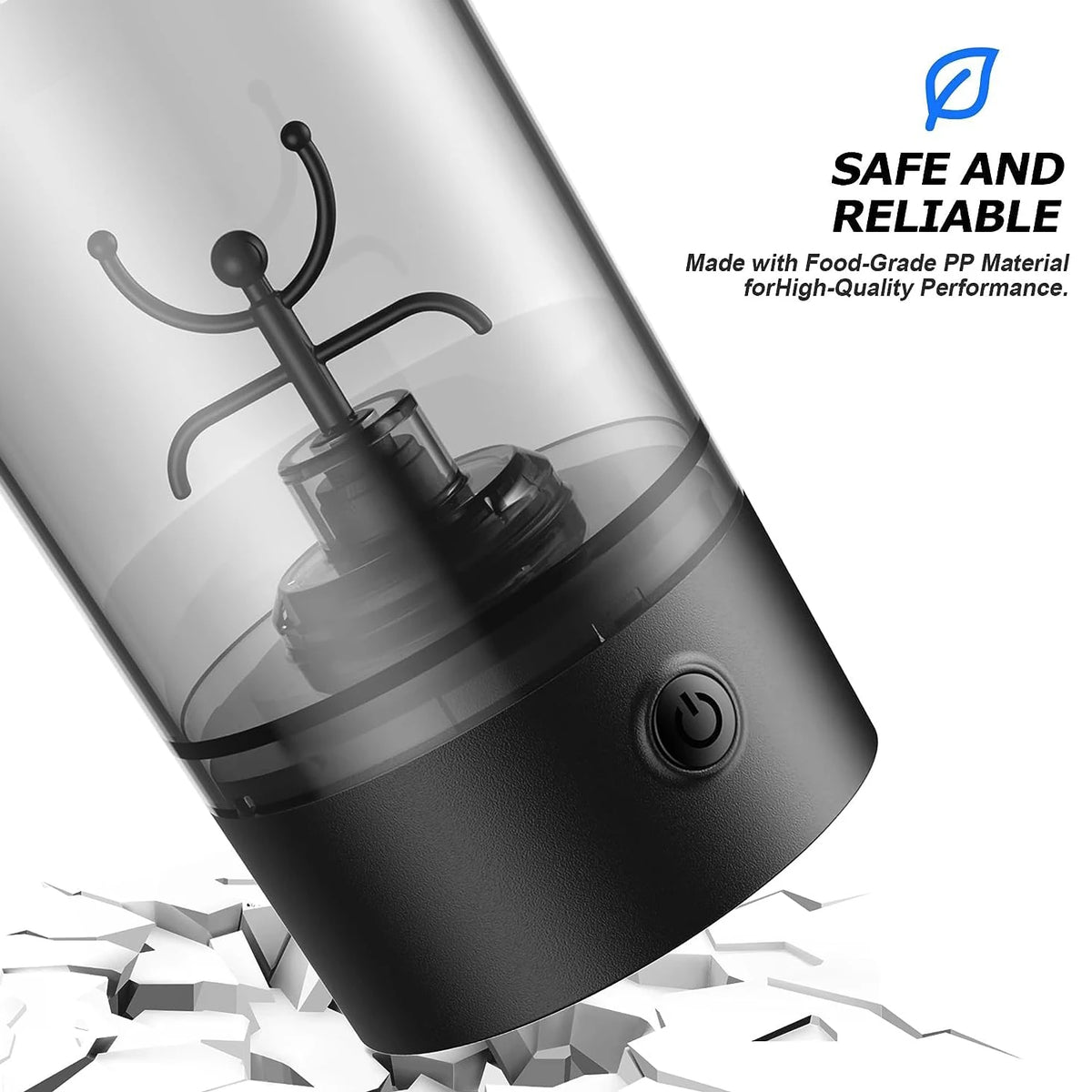 Premium Electric Protein Shaker Bottle Blender For Gym