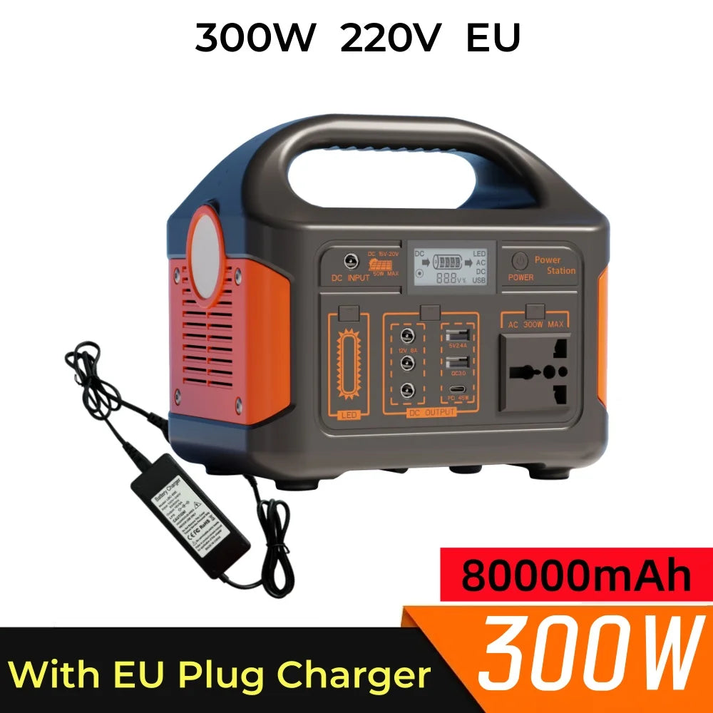 Jsdsolar Portable Solar Power Station Generator 300W 500W 110V 220V