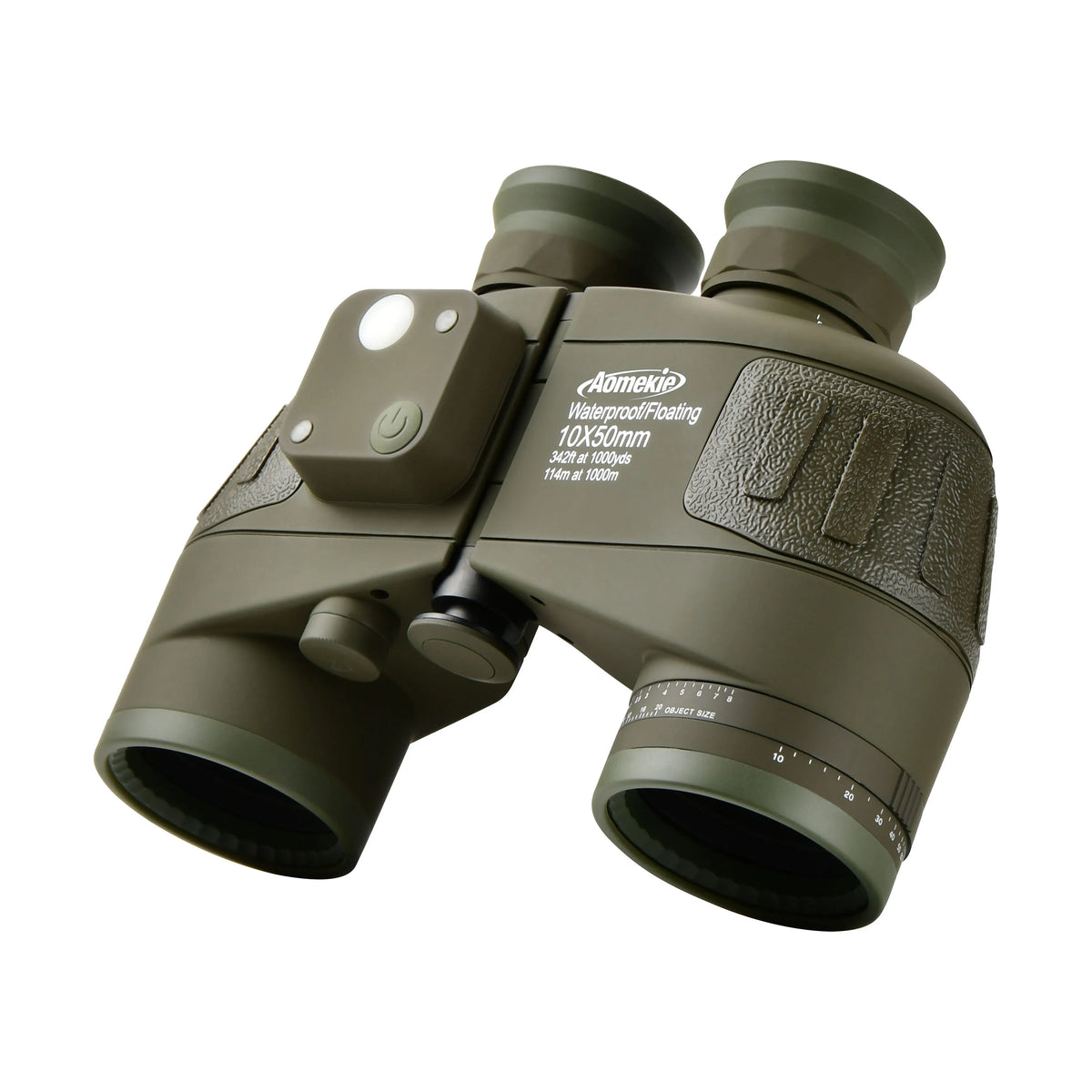 HD Marine Binoculars With Rangefinder Compass Waterproof For Outdoors