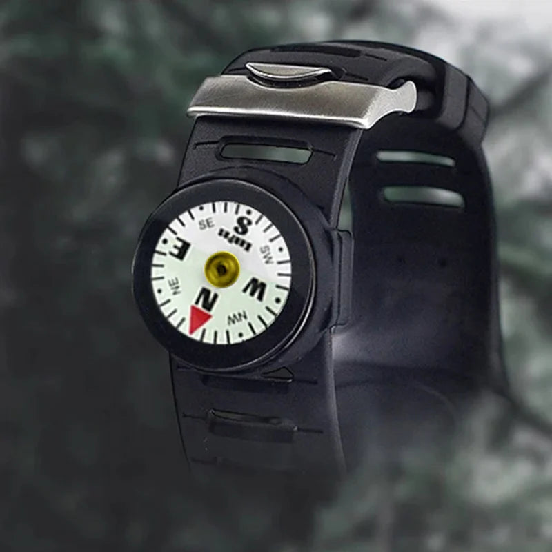 KANPAS Luminous Wrist Band Compass For Hiking And Outdoors
