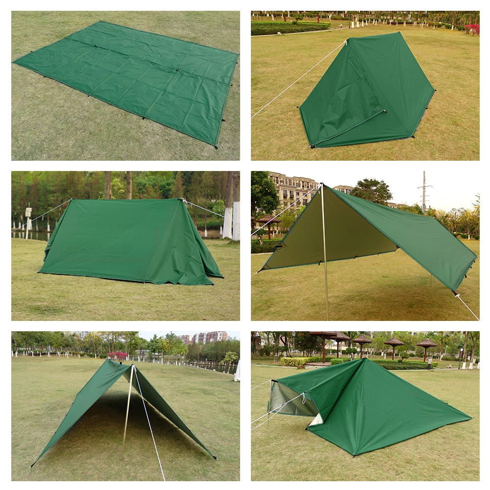 DIY Waterproof Canvas Shelter Rainfly For Backpacking And Hiking