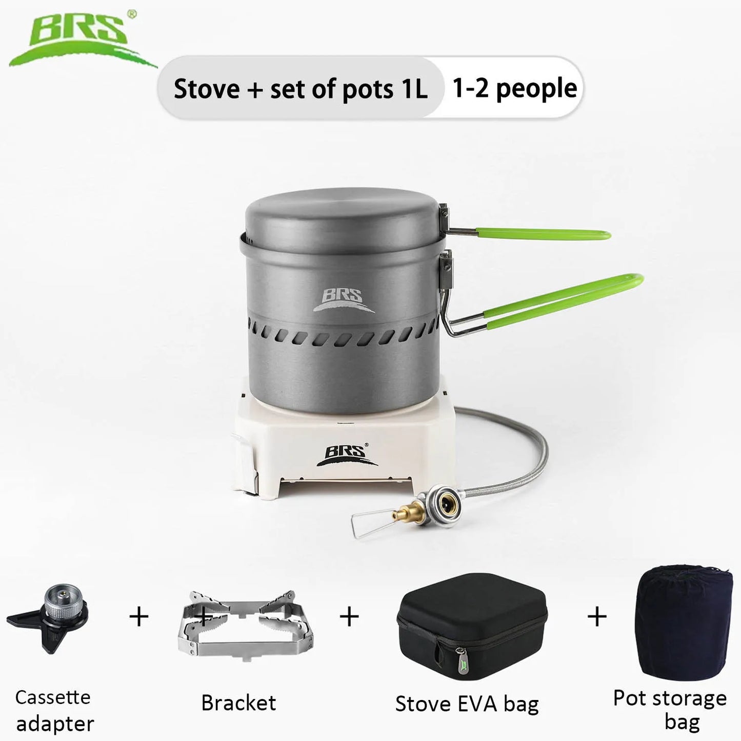 NONE High Efficiency Heat Exchanger Pot Ultralight Camping Stove