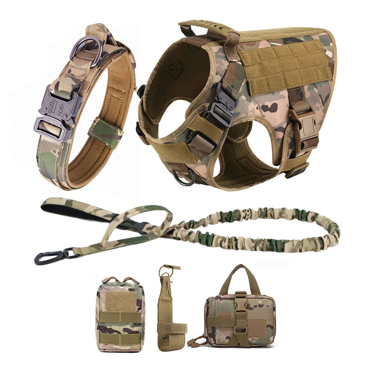 PETRAVELCN Tactical Dog Harness Vest for Training and Walking