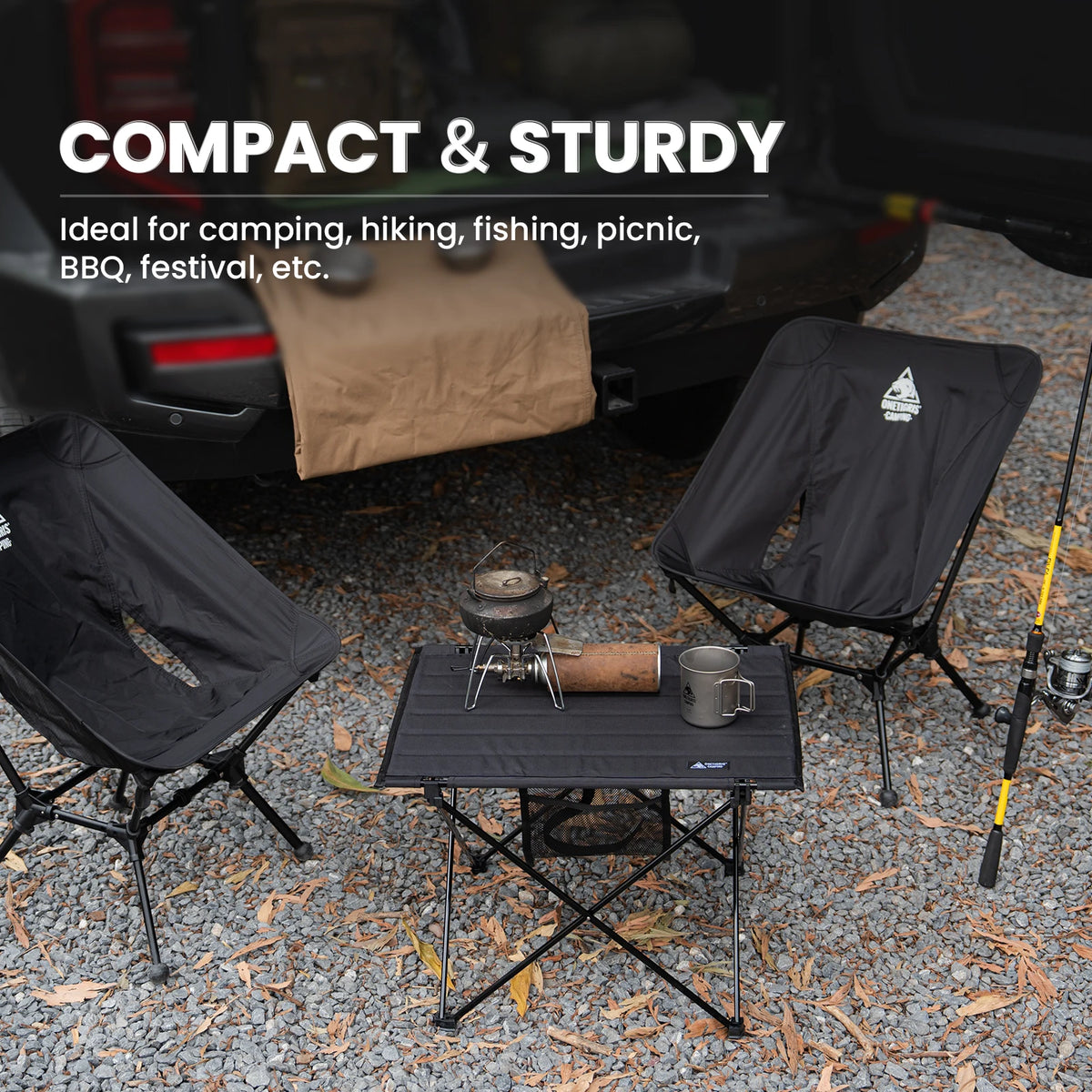 OneTigris Lightweight Foldable Camping Table Portable