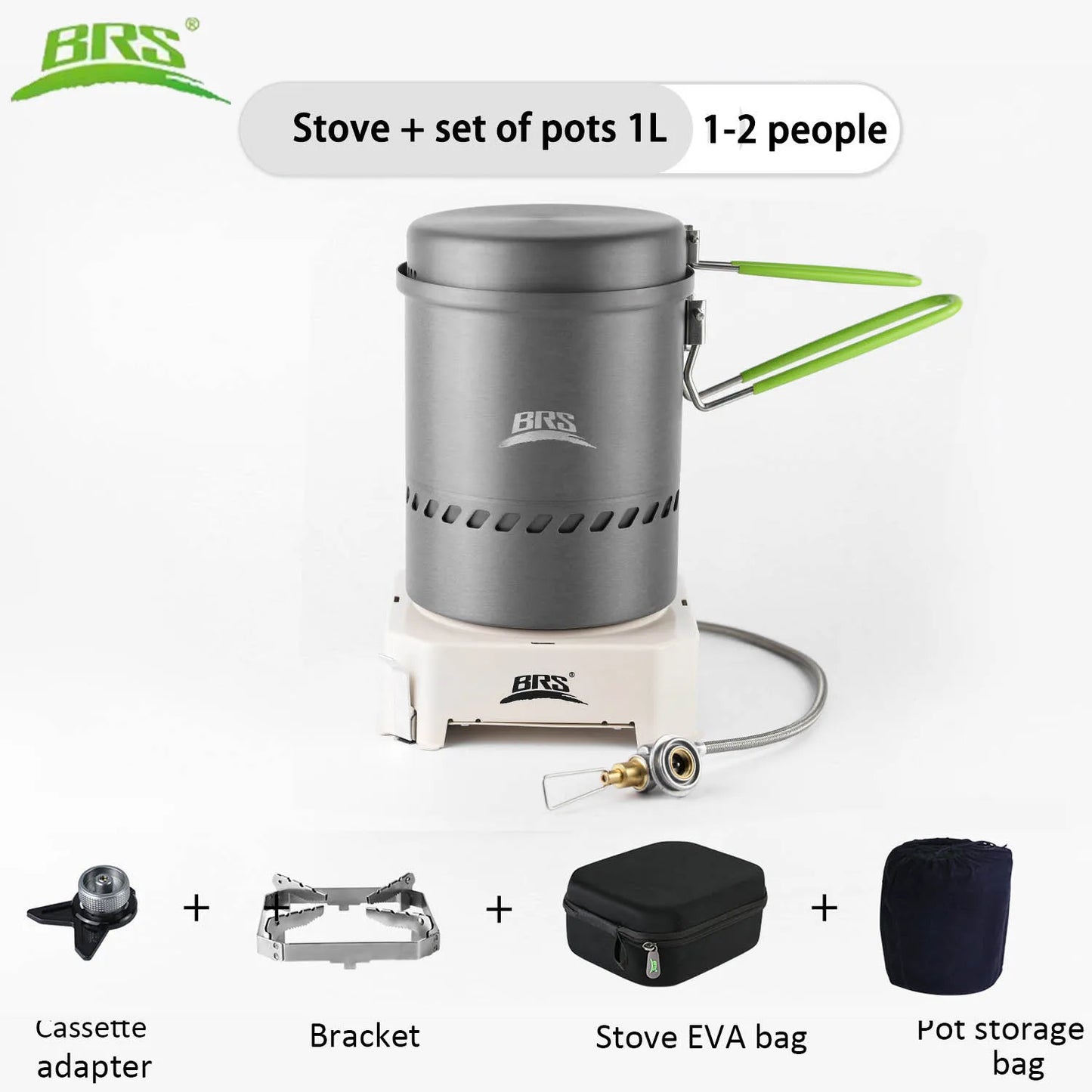 NONE High Efficiency Heat Exchanger Pot Ultralight Camping Stove