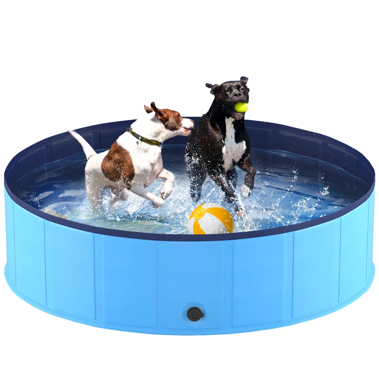 Foldable Portable Dog Pool For Pets Anti Slip Collapsible Bath Tub