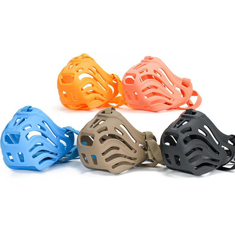 MeowVista AntiBiting Adjustable Dog Muzzle Quick Release Soft Silicone
