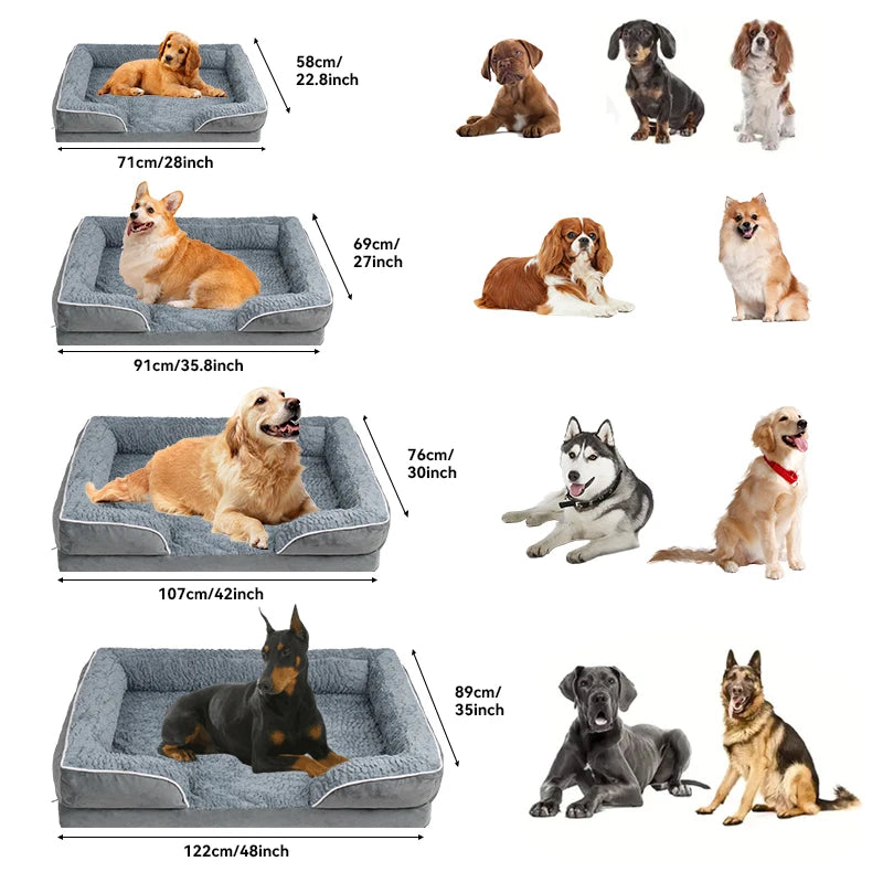 Jiangsu Dog Sofa Bed With Anti Slip Bottom Egg Foam