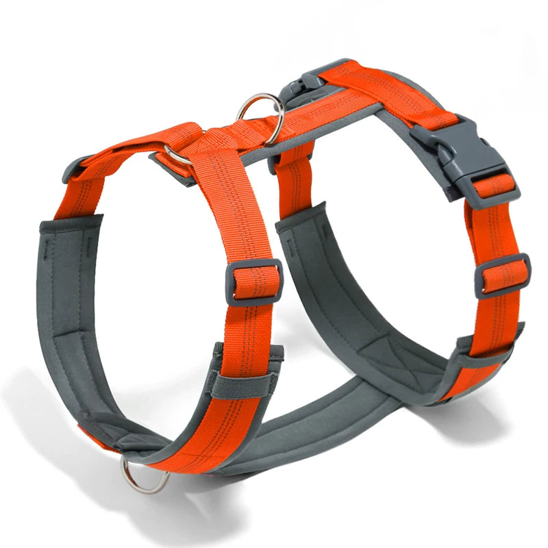 MeowVista Comfortable Adjustable H Shaped Dog Harness Reflective No Pull